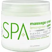 BCL SPA massagecreme citrongr?s + gr?n te 16 oz