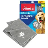 Vileda 172651, Kat, Hund, Mikrofiber, Grå, XL, 650 mm, 1000 mm