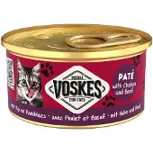 Voskes Paté med kylling og oksekød vådfoder til katte