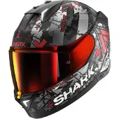 Shark Skwal i3 Hellcat Integralhjelm Mat/Sort/antracit/Rød 2XL