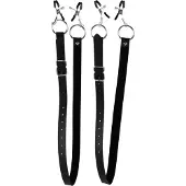 Ouch! Labia Spreader with Clamps Black
