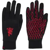 Adidas Manchester United Spillehandsker Field Player - Sort/Rød - , størrelse Medium