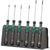 Wera Kraftform Micro 6-piece screwdriver set with holder, 5118150001