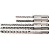 Makita Nemesis II - Borebitsæt - hammerbit - 5 stykker - 5 mm, 6 mm, 8 mm, 10 mm - SDS-plus - længde: 115 - 165 mm - for DHR171RAX3