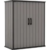 Keter DOMEK skur til opbevaring i haven 140x73,6x170,4cm Premier TALL