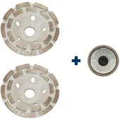 Bosch Accesorios 2 Diamantstik Og Møtrik