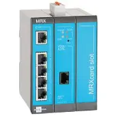 Insys icom MRX MRX3 DSL - Annex-B - router - DSL-modem 5-port switch - DIN monterbar på skinne