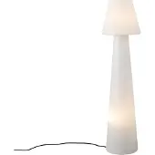 QAZQA Smart udendørs gulvlampe hvid inkl. LED A60 IP44 - Katrijn