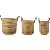 Bloomingville Tesser kurv 3-pak Brun