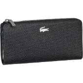 Lacoste Tegnebog 'Compagnon cuir piqué Chantaco' sort