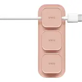 Uniq Pod Mag magnetisk kabelorganisator + base pink/blush pink
