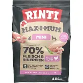 Rinti Max-I-Mum Mini Adult Kylling - Økonomipakke: 2 x 4 kg