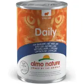 Almo Nature Daily med torsk vådfoder til katte (400 g)