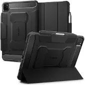 Spigen Rugged Armor Pro designet til iPad Pro 11 tommer sag M4 (2024) med blyantholder - sort