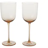 Ferm Living Host rødvinsglas 36 cl 2-pak Blush