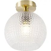 QAZQA Smart Art Deco loftslampe messing inkl. Wifi A60 - Sphere