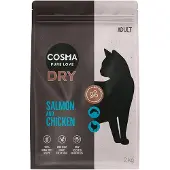 Cosma tørfoder Laks & Kylling - Økonomipakke: 2 x 2 kg