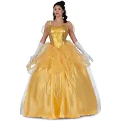 MOM Prinsesse Belle Fortryllede Handsker Og Underkjole Kostume