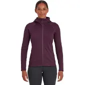 Montane F Protium Hoodie, fleecetrøje, dame, mørkelilla