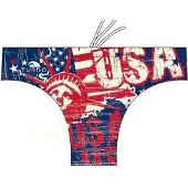 Turbo Usa Vintage Map 2013 Badetrusser