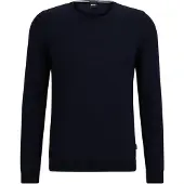 BOSS Slim fit sweater i merinould