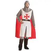 MOM Middelalderlig Ridder Med Kappe Kostume Til Mænd