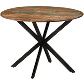 vidaXL Spisebord Ø110x78 Cm Massivt - Massivt genanvendt træ