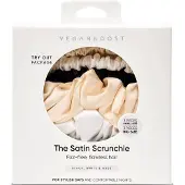Vegan Boost Satin Scrunchies 3 small 3 big - 6 stk.