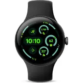 Google Pixel Watch 3 WiFi -smartur, 45 mm, Obsidian / Mat sort