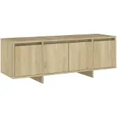 vidaXL tv-bord 120x30x40,5 cm konstrueret træ sonoma-eg