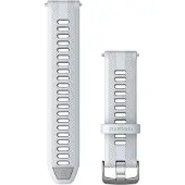 Garmin - Sportsure - Bracelet Forerunner 22mm Silicone Blan/Gris til UnisexSilikone - Hvid