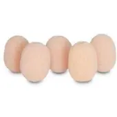 Rycote Lavalier Foams Beige 5-Pack