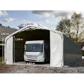 TOOLPORT 7x21m, Garagetelt, PVC-teltdug, grå, uden statikpakke