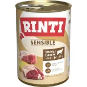 Rinti Økonomipakke: 24 x 400 g Sensible - Mix Lam: 2 varianter