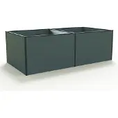GFP 235 x 119 x 77 cm Højbed, antracitgrå
