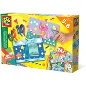SES Creative 14632, Håndværkssæt til børn, 3 År, Pap, Flerfarvet