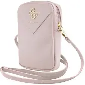 GUESS Zip Triangle 4G taske - pink