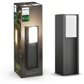 Philips Hue Turaco Udendørs Piedestal Sort - White