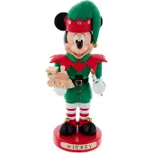 Disney Mickey Elf Nutcracker 10-tommer flerfarvet