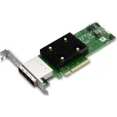 Broadcom HBA 9500-16e, PCIe, SAS, Fuld højde/ lav profil, Sort, Grøn, Metallic, 5000000 t, Australia/New Zealand (AS/NZS CISPR 22), Canada ICES-003 Class B, CE Europe (EN55022/EN55024),...