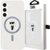Karl Lagerfeld IML Ikonik MagSafe-etui til Samsung Galaxy S23 - gennemsigtig