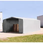 TOOLPORT 8x12m, Telthal, PRIMEtex-PVC-teltdug, grå, uden statikpakke