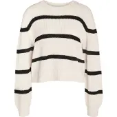 Noisy May Pullover 'NMMaysa' sort / hvid