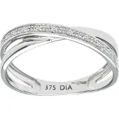 Diamant L'Eternel Ring sølv