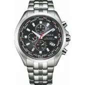 Citizen Herreur AT8200-87E Radio Controlled Sort/Stål Ø44 mm