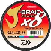 Daiwa J-braid Grand X8 Flettet Fiskesnøre 150 M