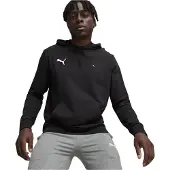 Puma Hættetrøje teamGOAL Casuals - Sort/Hvid, størrelse Medium