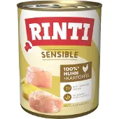 Rinti Økonomipakke: 24 x 800 g Sensible - Kylling & Kartoffel