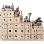 Bloomingville Richie Kalender m/lys, Natur, Krydsfiner