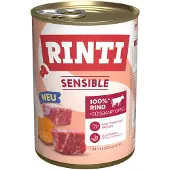 Rinti Økonomipakke: 24 x 400 g Sensible - Okse & sødekartoffel